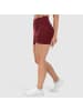 SMILODOX Shorts Kalea Seamless Scrunch in Bordeaux