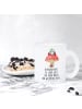 Mr. & Mrs. Panda Teetasse Marienkäfer Fliegenpilz mit Spruch in Transparent