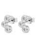 Adeliás Damen Ohrringe – Ohrstecker aus 925 Silber in silber