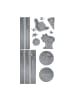 Coocazoo Reflektierendes Sticker-Set in Silver