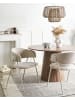 Beliani 2er-Set Esszimmerstuhl ALANSON in Beige