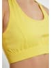 myMO ATHLSR Damen Crop-Top in Gelb