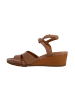 Geox Marykarmen Sandalen mit Keilabsatz und Riemchen Weiß