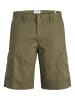 JACK & JONES PLUS Cargo Shorts in Olive Night