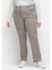 sheego Gerade Jeans in grey Denim