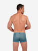 HOM Badeshorts Swim Shorts Cappuccino in blue print