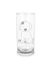 Mr. & Mrs. Panda Glas Hund Dame ohne Spruch in Transparent