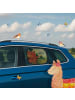 Mr. & Mrs. Panda Auto Hitzeschutz Bär Prüfung Design mit Spruch in Weiß