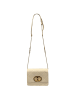 Twinset Schwarz Beige PU Damen Umhänge- Tasche