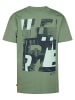 Petrol Industries T-Shirt mit Rückenprint Charro in Grün