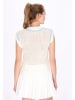 myMo Women Vest in offwhite light blue