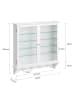 SoBuy Wandschrank in Reinweiß - (W) 13.5 x (H) 68.5 x (L) 68 cm