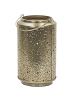 Beliani Laterne CORFU in Gold - (W) 15 x (H) 25 x (L) 15 cm