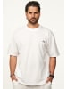 SOULSTAR T-Shirt - mit Stickerei Oversize-Fit Kurzarm Shirt mit Crew-Neck in White