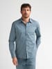 Petrol Industries Slim Fit Hemd mit dezentem Muster millworks in Blau