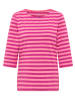 Joy Sportswear 3/4 Arm-Shirt MALINA in camelia pink stripes