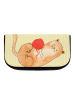 Mr. & Mrs. Panda Beauty Bag Katze Wolle ohne Spruch in Gelb Pastell