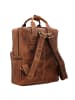 Greenburry Vintage Rucksack Leder 38 cm Laptopfach in braun