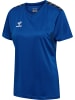 Hummel Sportshirt "Hmlauthentic Pl Jersey S/S Woman" in Blau