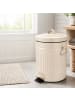 relaxdays Kosmetikeimer in Beige - 5 Liter