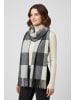 Faera Weicher Schal mit Fransen - Modischer Winter-Accessoire for Damen in Schwarz