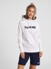 Hummel Hummel Cotton Kapuzenpullover Hmlgo Multisport Damen Atmungsaktiv in WHITE