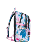BAAGL 5-tlg. Set: Schulrucksack Skate in Violett Leafs