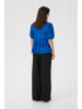 CULTURE Kurzarm-Bluse CUtaylar Relaxed fit in Victoria Blue/Dress Blues