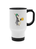 Mr. & Mrs. Panda Thermobecher Pinguin Bier ohne Spruch in Weiß