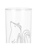 Mr. & Mrs. Panda Glas Stinktier Sitzen ohne Spruch in Transparent