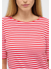 Eterna Bluse REGULAR FIT in weiß/rot
