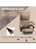 Vinsetto Bürostuhl-65L x 61B x 108-118H cm-Braun