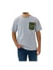 CARHARTT  Pocket T-Shirt Camo in grau