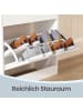 VASAGLE Schuhschrank Custos in Weiß - (B)60 x (H)102 x (T)24 cm