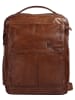 SPIKES & SPARROW Rucksack echt Leder in cognac