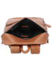Plevier Rock Amaril Business-Rucksack Leder 43 cm Laptopfach cognac