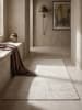 KADIMA DESIGN ERESMA Kurzflorteppich Creme 80x150 Geometrisch Polyester Wohnzimmer in Creme