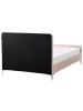 Beliani Doppelbett LUNAN in Rosa - (W) 127 x (H) 101 x (L) 215 cm