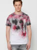 KOROSHI Kurzarm T-Shirt in FUCSIA / FUCHSIA