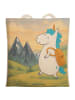 Mr. & Mrs. Panda Shopper-Tasche Einhorn Bergsteiger Design ohne ... in Weiß