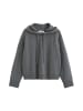 Marc O'Polo DENIM Strick-Hoodie relaxed in Dark Shadow Melange