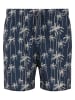 NOU Boardshorts Fileyer in Print 3632 Navy Palm