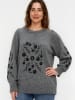Vero Moda Strickpullover in Medium Grey Melange