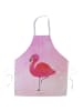 Mr. & Mrs. Panda Kochschürze Flamingo Classic ohne Spruch in Aquarell Pink