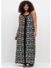 sheego Sommerkleid in schwarz-weiß