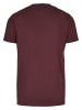 Urban Classics T-Shirt in khaki+redwine