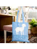 Mr. & Mrs. Panda Tote Bag Dalmatiner Charme mit Spruch in Sky Blue