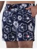 Frozen Cape Badeshorts RIBEIRA in Dark Blue Printed