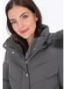 Usha Women Coat in grey