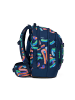 Satch Schulrucksack-Set PACK "Crazy Twist" 4-teilig in Blau/Rosa/Grün